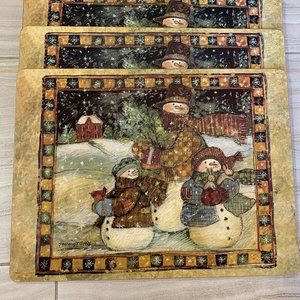 Cork-Backed Hard Platemats - Set of 6